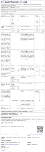 WD3S1043BB3 Washer Dryer, 10.5kg Wash, 6kg Dry, 1400rpm, Wi-Fi, Black