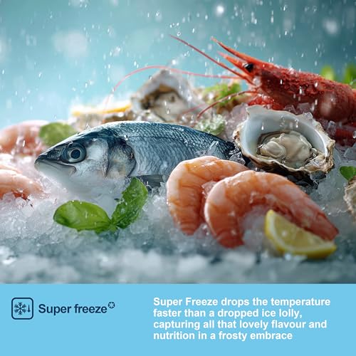 French Door Fridge Freezer, 485L Capacity, Total No Frost, Silver, 70cm Wide