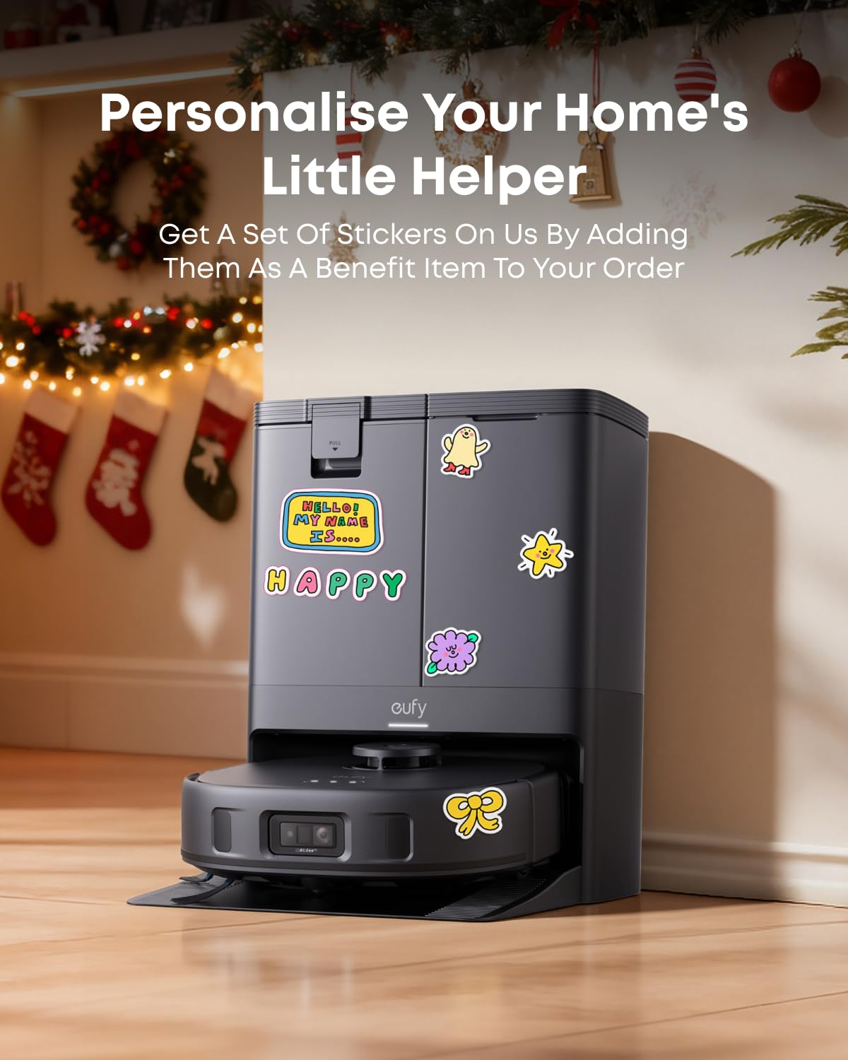 X10 Pro Omni Robot Vacuum & Mop with All-in-One Station, 8000Pa, Self-Empty, Mop Pad Self-Wash & 45°C Drying, Black (T2351)