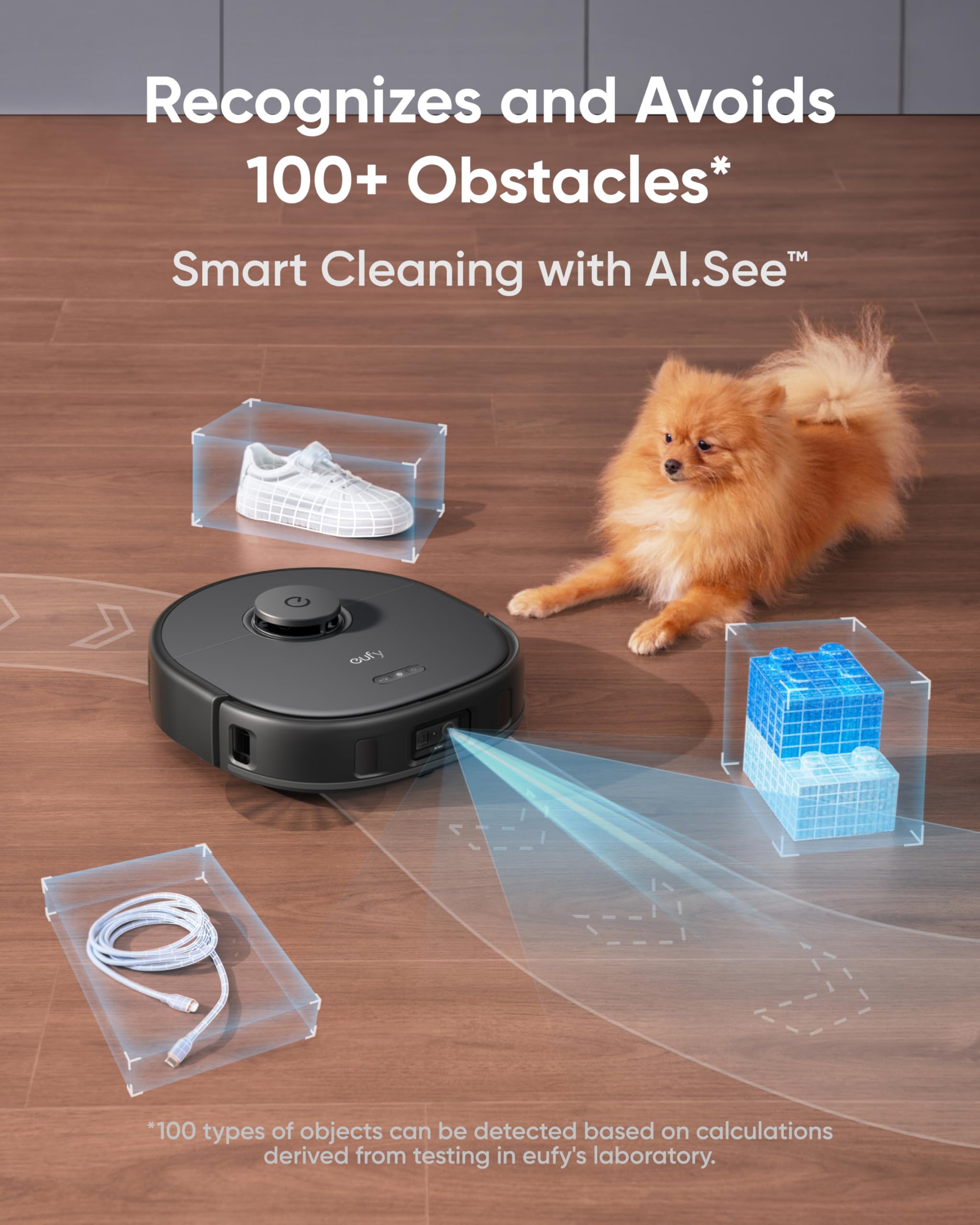 X10 Pro Omni Robot Vacuum & Mop with All-in-One Station, 8000Pa, Self-Empty, Mop Pad Self-Wash & 45°C Drying, Black (T2351)