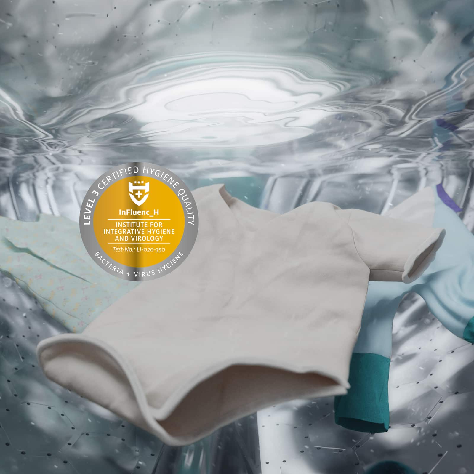 9kg Front-Load Washing Machine, 1600 rpm, Auto Detergent Dosing, Steam & WiFi, White