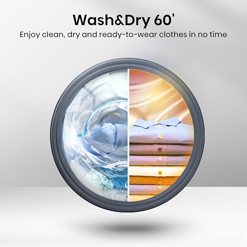 WD3S1043BB3 Washer Dryer, 10.5kg Wash, 6kg Dry, 1400rpm, Wi-Fi, Black