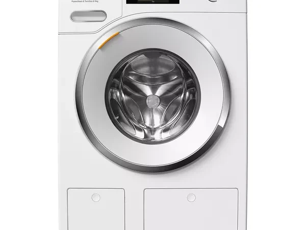 9kg Front-Load Washing Machine, 1600 rpm, Auto Detergent Dosing, Steam & WiFi, White
