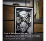 9kg Front-Load Washing Machine, 1600 rpm, Auto Detergent Dosing, Steam & WiFi, White - Image 11