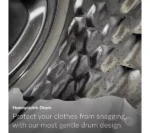 9kg Front-Load Washing Machine, 1600 rpm, Auto Detergent Dosing, Steam & WiFi, White - Image 12