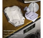 9kg Front-Load Washing Machine, 1600 rpm, Auto Detergent Dosing, Steam & WiFi, White - Image 18