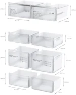 KFN96APEAG French Door Fridge Freezer, 605L, Total No Frost, Home Connect, 183 x 91 cm, Inox EasyClean, Freestanding, 4 Door - Image 14