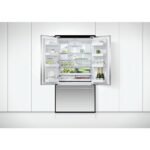 569L French Door Freestanding Fridge Freezer, Stainless Steel, Frost Free, E Energy Rating - Image 4