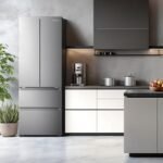 French Door Fridge Freezer, 485L Capacity, Total No Frost, Silver, 70cm Wide - Image 4