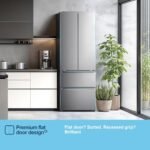 French Door Fridge Freezer, 485L Capacity, Total No Frost, Silver, 70cm Wide - Image 20