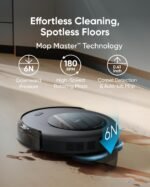 Omni C20 Robot Vacuum & Mop with All-in-One Station, 7000Pa, 3.35in Ultra-Slim, Self-Empty/Wash/Dry, Black (T2280) - Image 3