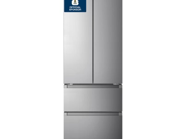 French Door Fridge Freezer, 485L Capacity, Total No Frost, Silver, 70cm Wide