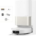 Dreame X50 Ultra Complete Robot Vacuum and Mop, 20,000Pa Suction, 6 cm Obstacle Clearance, Hot Water Mop Cleaning, White