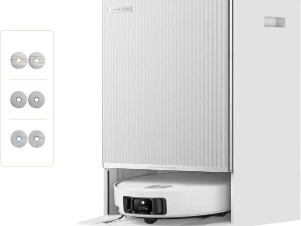 Robot Vacuum and Mop with Multi-Mop System, Up to 30,000Pa Suction, Obstacle Avoidance, Auto Empty & Mop Washing