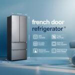 French Door Fridge Freezer, 485L Capacity, Total No Frost, Silver, 70cm Wide - Image 12