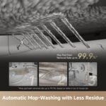 Dreame X50 Ultra Complete Robot Vacuum and Mop, 20,000Pa Suction, 6 cm Obstacle Clearance, Hot Water Mop Cleaning, White - Image 5