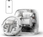 Romo P Robot Vacuum and Mop - Transparent Design, 25000Pa Suction, LiDAR Navigation