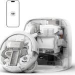 Romo P Robot Vacuum and Mop - Transparent Design, 25000Pa Suction, LiDAR Navigation